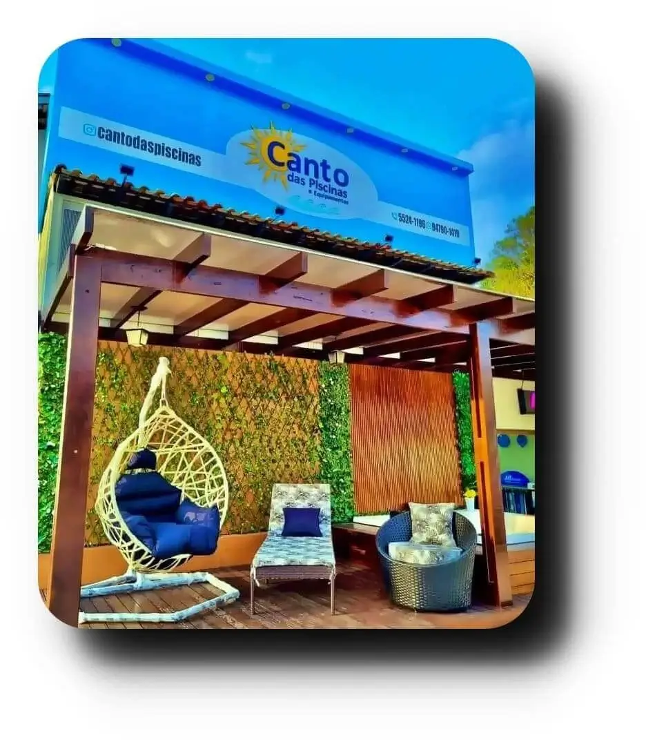Frente da loja Canto das Piscinas
