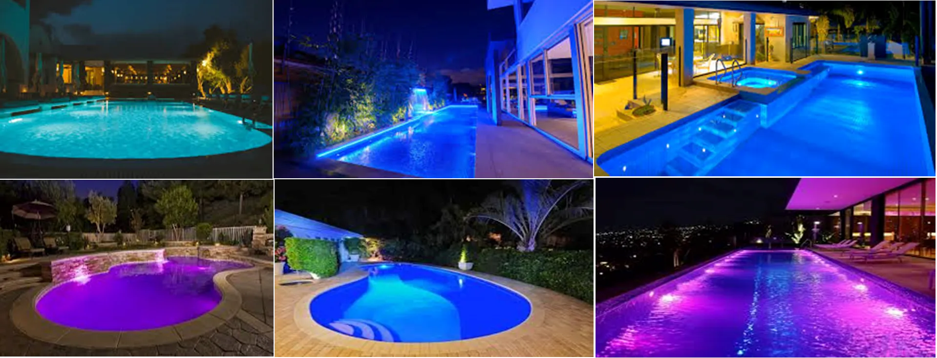 Banner Iluminação para piscina