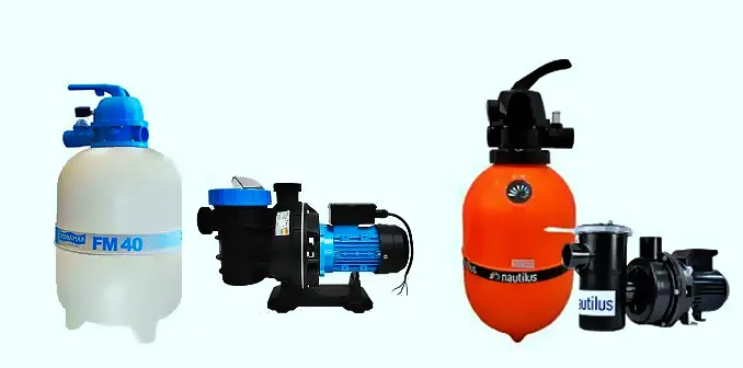Filtros e motores para todos os tipos de piscinas