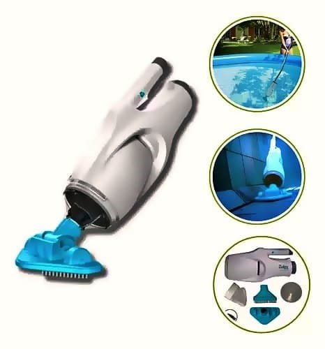 Solução Portátil de aspiração em piscinas pequenas