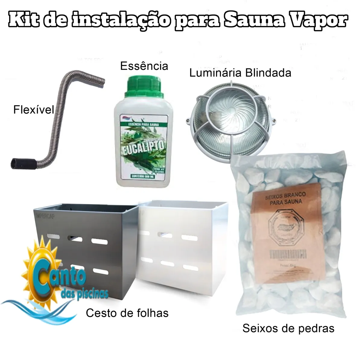 Kit para instalação de Sauna Vapor
