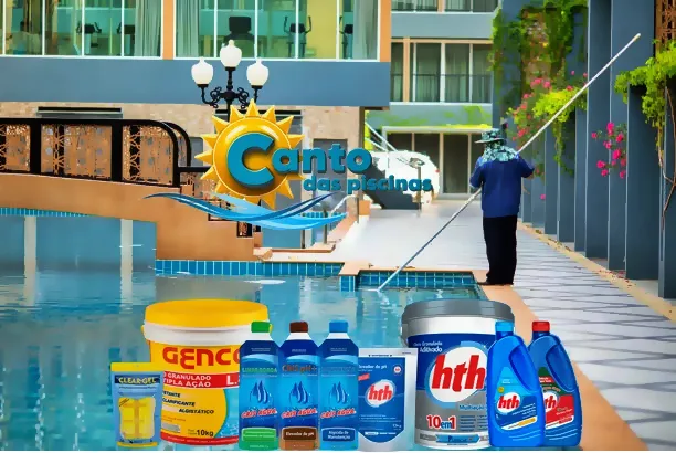 Acessórios para limpeza de piscina