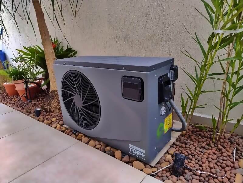 Instalação do aquecedor de piscinas em Santo Amaro foto 01