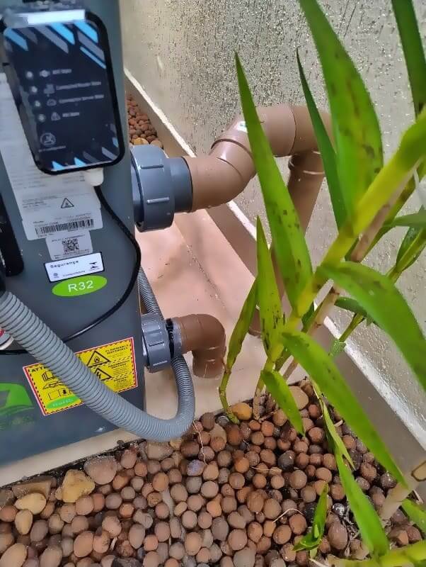 Instalação do aquecedor de piscinas em Santo Amaro foto 02