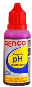 Solução Reagente para Teste de pH: Fenol Vermelho para Medição Precisa da Água Precisão na Medição do Nível de pH! A Solução Reagente para pH (Fenol Vermelho) é essencial para repor ou complementar seu estojo de teste. Esta solução de alta pureza garante uma leitura precisa do nível de pH da sua piscina, permitindo que você realize os ajustes necessários de forma imediata. O pH correto é vital para maximizar a eficácia do cloro e garantir o conforto dos banhistas, evitando irritações nos olhos e na pele. Mantenha o seu kit sempre abastecido para um controle químico infalível!