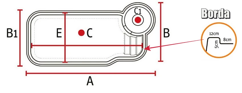 Medidas Piscina Modelo Premium 2026