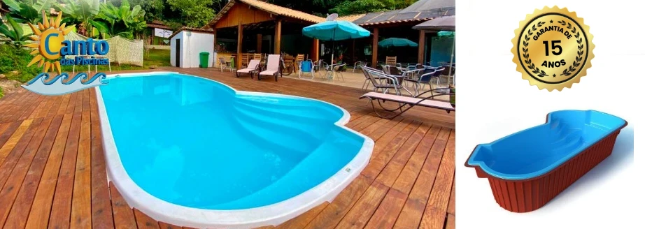 Piscina de Fibra modelo Exclusive 2026