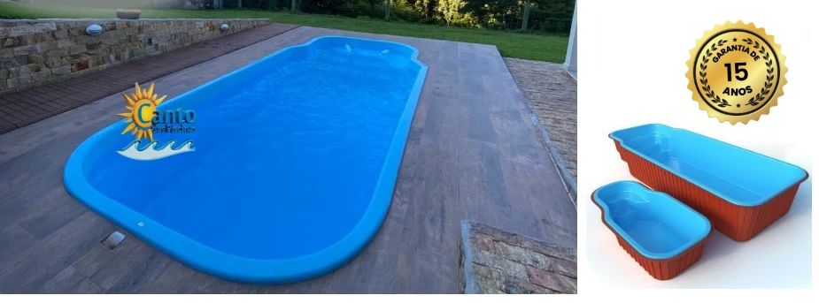 Piscina de Fibra modelo Top 2026