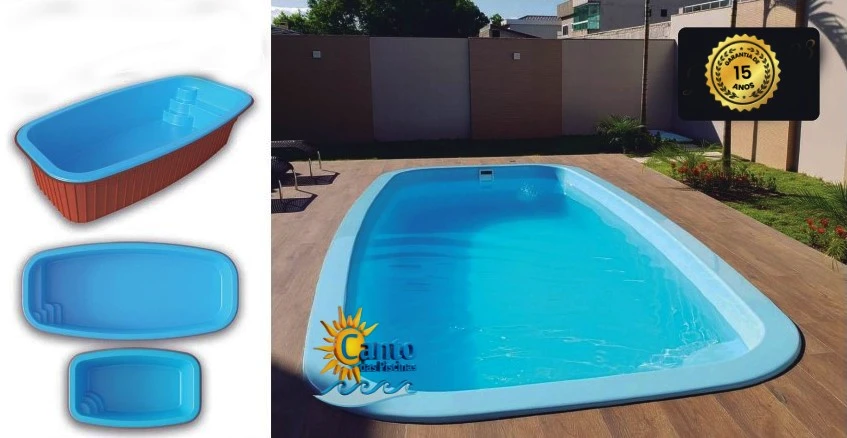 Piscina de Fibra modelo Atlantica 2026