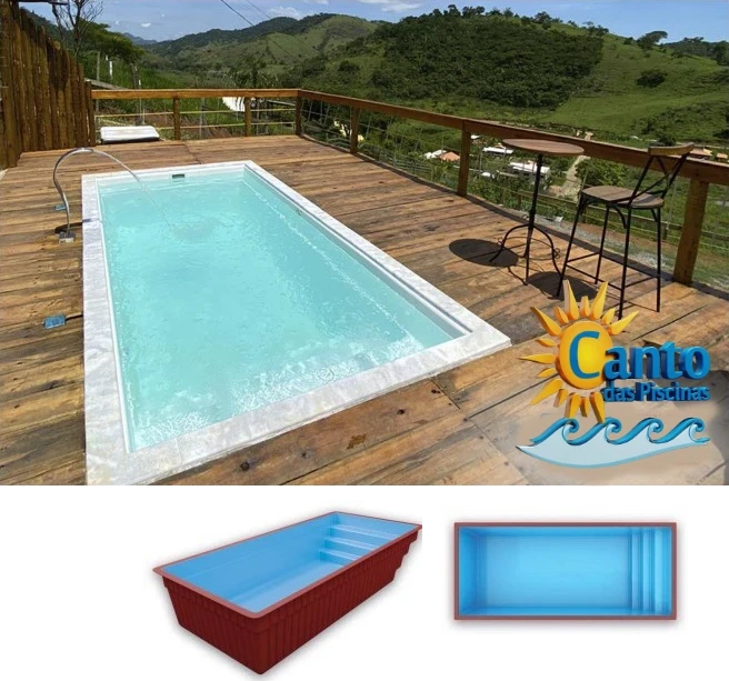 Piscina de Fibra modelo estilo 2026