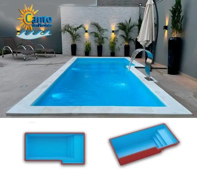 Piscina de Fibra modelo Retrô 2016