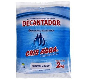 Decantador Cris Água 2kg (Sulfato de Alumínio)