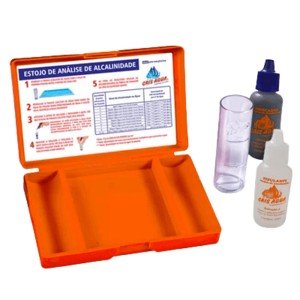 Estojo de teste de alcalinidade para água de piscinas
