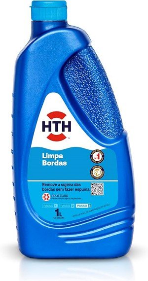 Limpa Bordas de piscinas marca HTH 1 litro