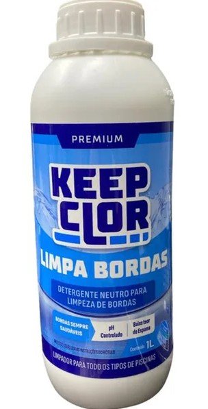 Limpa bordas para piscina 1 litro marca Keepclor