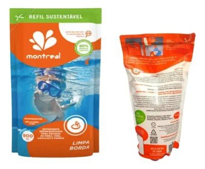 Limpa bordas para piscina Refil 900 ml | Montreal