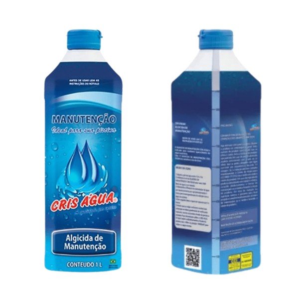 Algicida de Manutenção cris Água 1 litro