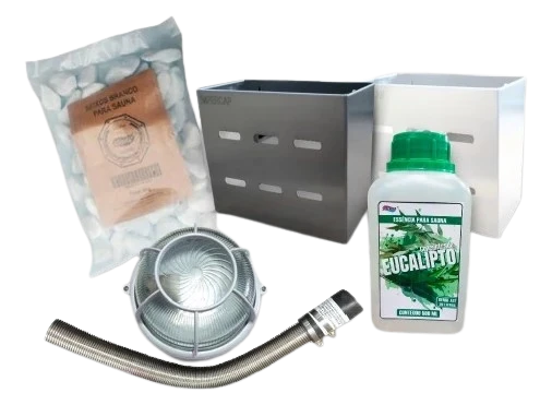 Kit de instalação para sauna a vapor
