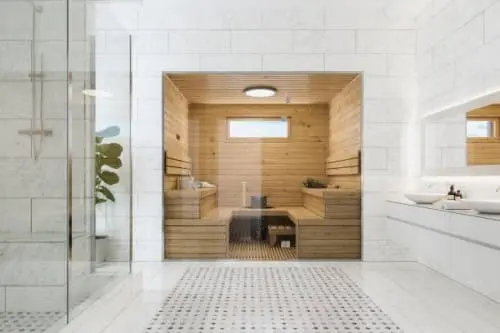 Sauna integrada