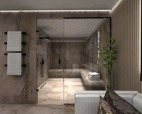 Projeto de sauna