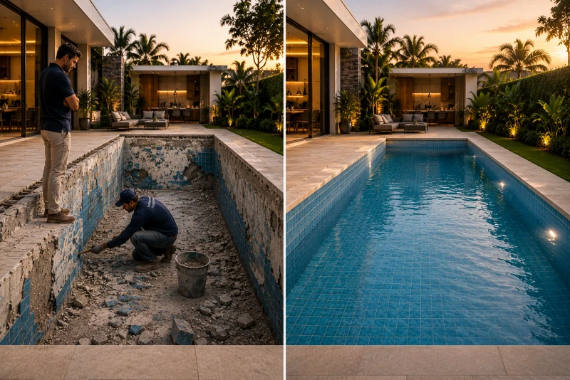 Vai reforma a sua piscina?