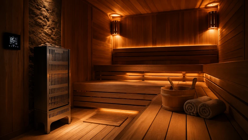 Sauna seca residencial