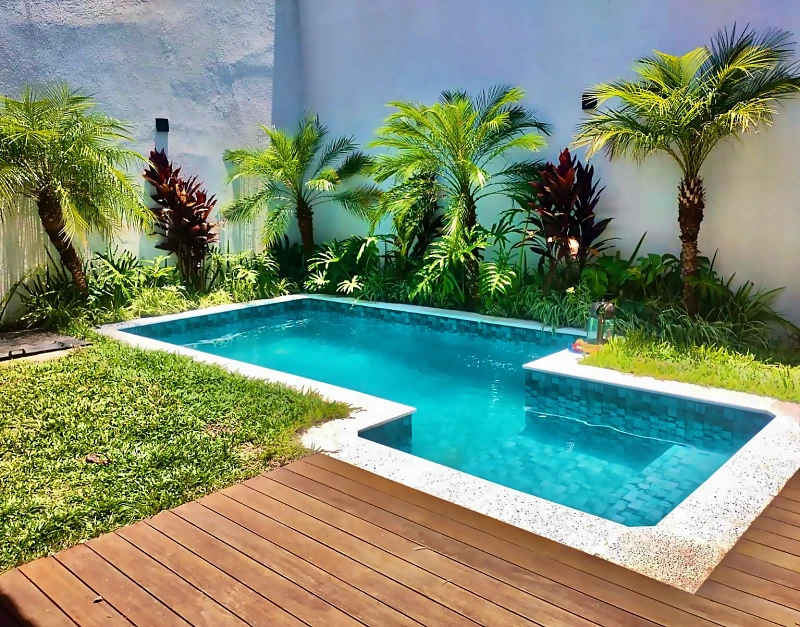 Projeto de piscina residencial