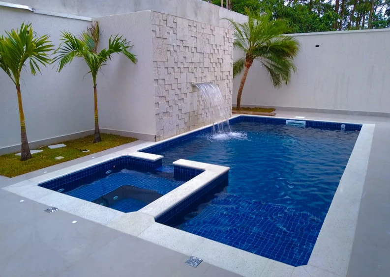 Projeto de piscina residencial