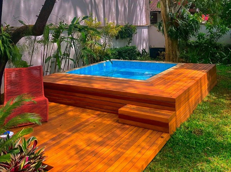Projeto de piscina residencial
