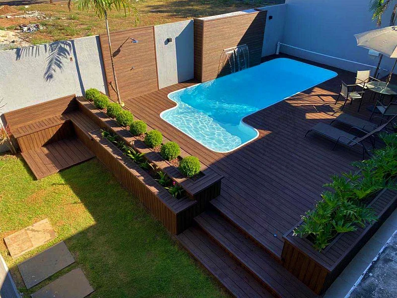 Piscina de Fibra modelo Havaí