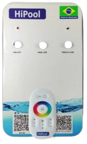 Quadro de comando RGB para iluminação de piscina