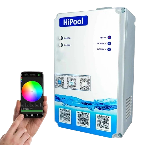 Automação de iluminação de piscina