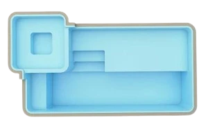 Miniatura piscina de Fibra Evolution