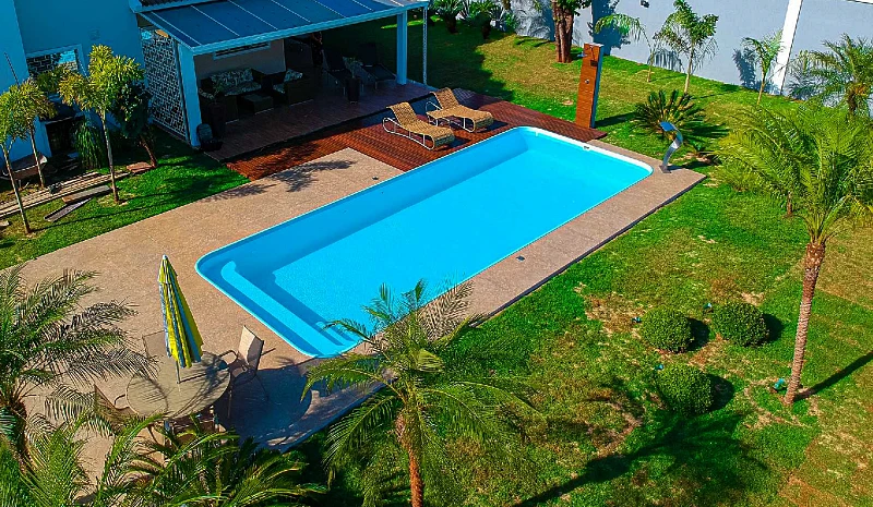 Piscina de Fibra modelo Premium