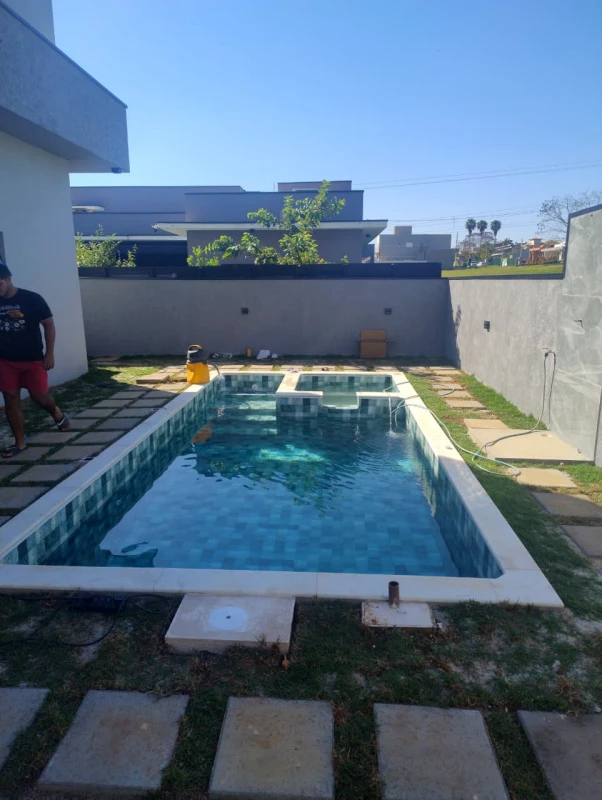 Piscina de Vinil foto tirada em 18 de Agosto de 2026 na cidade de Itupeva