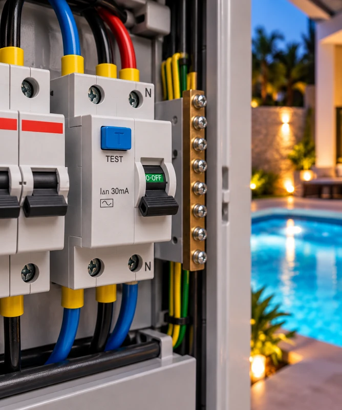 Dispositivo DR para proteção elétrica